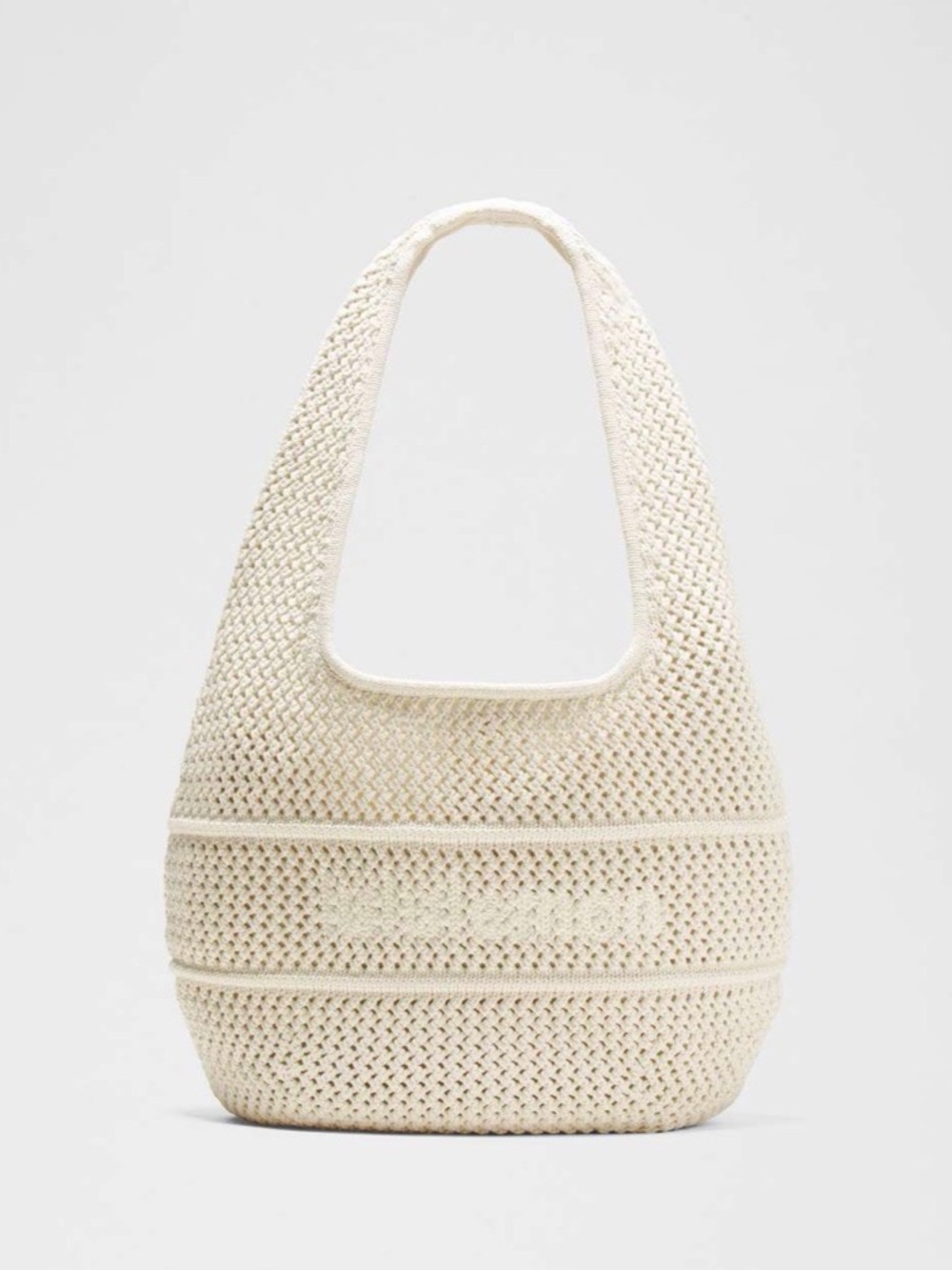 Lululemon Cotton Crochet Shoulder Bag 7L